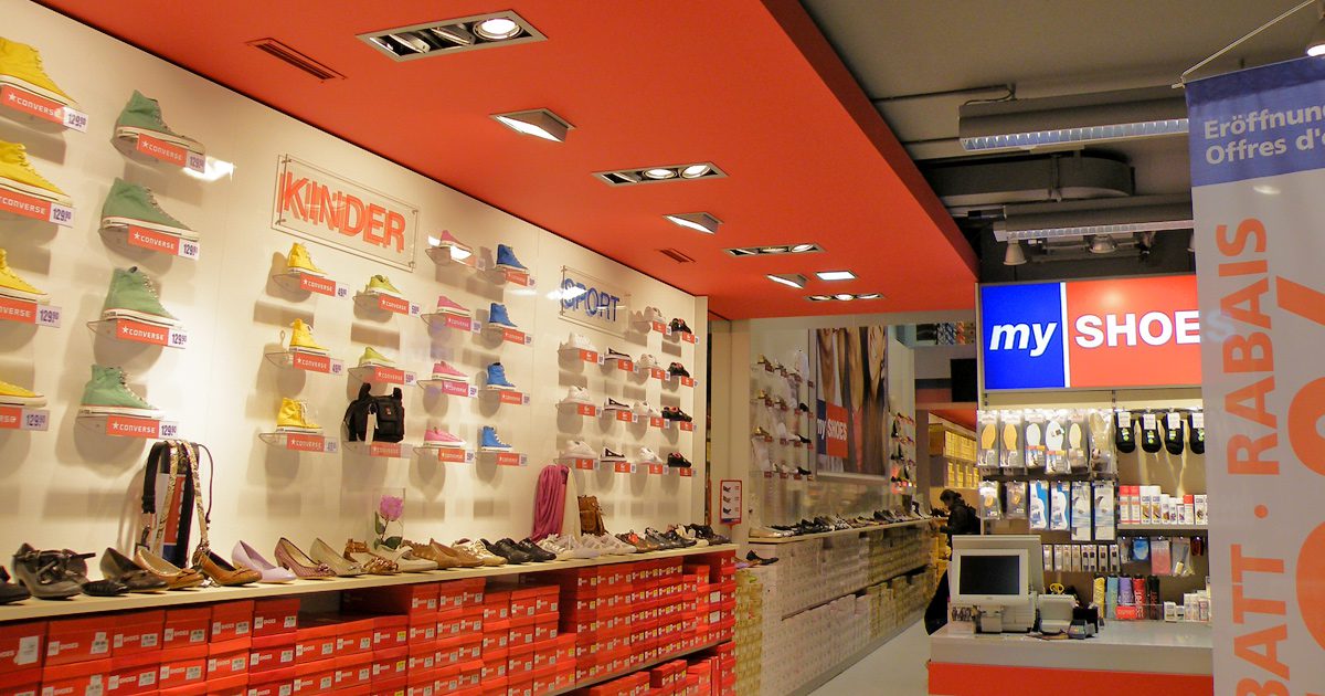 Bild Referenz MyShoes Malerei innen – Garbani AG